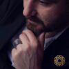 Buda Geçer Gümüş Erkek Yüzük Modeli