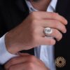 Dragon İşlemeli Gümüş Yüzük Modeli