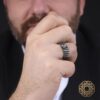 Hiç Gümüş Örme Gümüş Yüzük Modeli