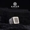 Kufi Kelime-i Tevhid Erkek Yüzüğü