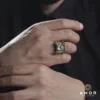 Blue Topaz Gümüş Yüzük
