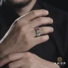 Gurmet Harfli Gümüş Yüzük