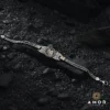 Harfli Gravürlü Gümüş Bileklik