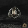 Harf Ve Hiç Gümüş Erkek Yüzük Modeli