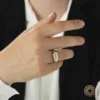 Elif  Gümüş Kadın Yüzük Modeli