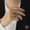 Aslan Gümüş Erkek Yüzük modeli