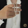 925 ayar gümüş erkek tesbih modeli