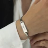 Hiç Gümüş Erkek Bileklik Modeli