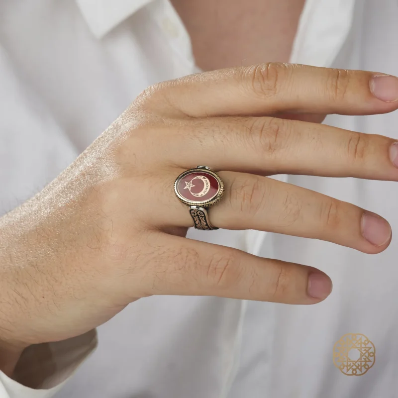 grandeamor-may-202526782 copy İsimli Ayyıldız Gümüş Yüzük Model