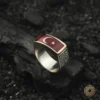 Vatan Gümüş Erkek Yüzük Modeli