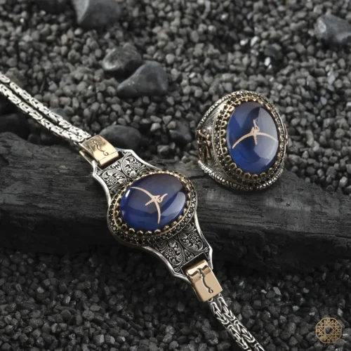 Hiç Olmak Gümüş Erkek Yüzük Bileklik Modeli