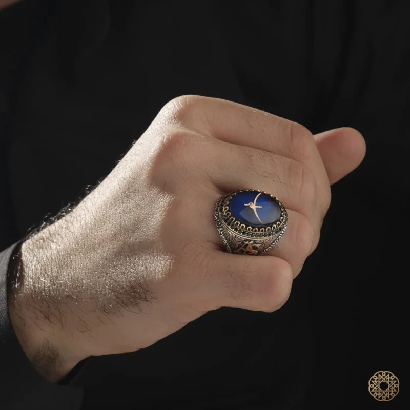 Hiç Olmak Gümüş Erkek Yüzük Modeli