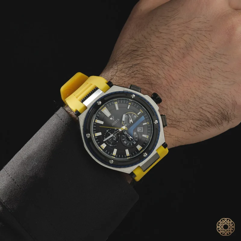 amor 9 kasim 202532843 copy Fiesta Chrono Yellow Sport Erkek Kol Saati