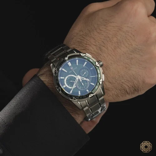 Momentus Navy Steel Chrono Erkek Kol Saati