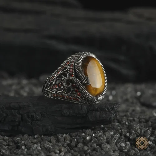 amor 9 kasim 202532901 copy Kaplan Gözü Gümüş Yüzük Modeli