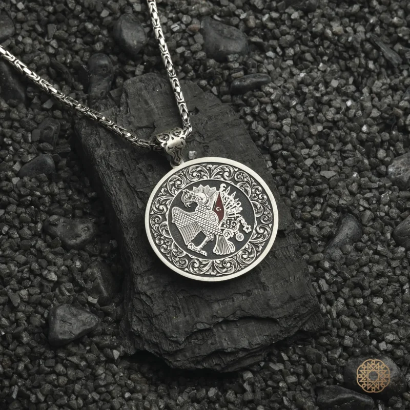 Cihan İmparatorluğu Gümüş Kolye Modeli