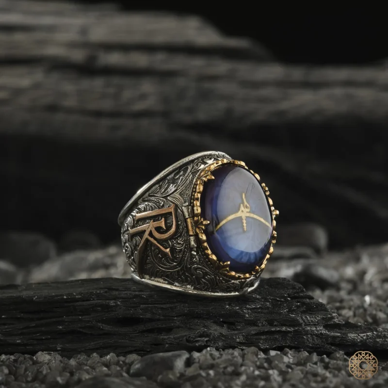 Hiç Olmak Gümüş Erkek Yüzük Modeli