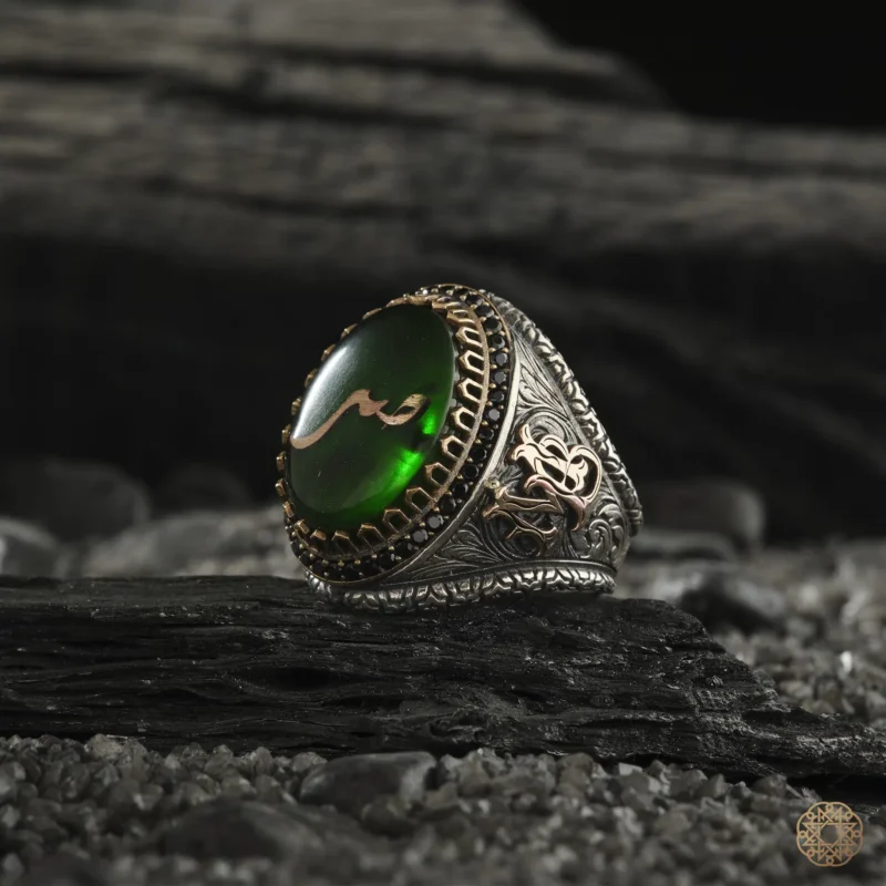 Sabır Gümüş Erkek Yüzük Bileklik Modeli