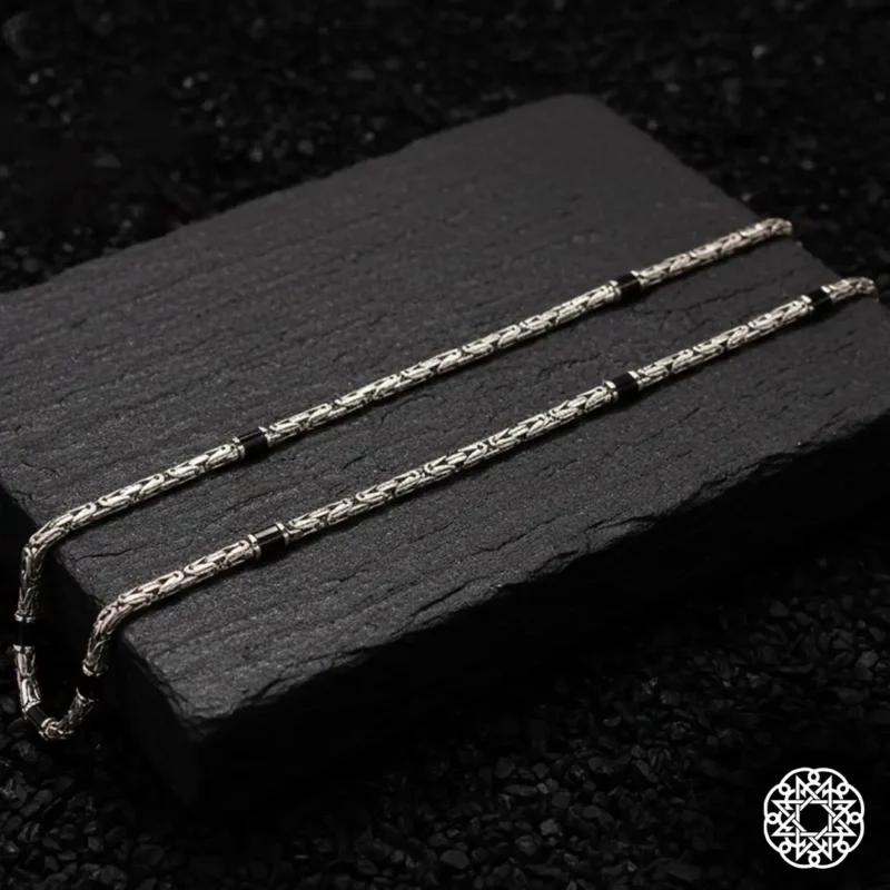 Kral Zincir Gümüş Erkek Kolye