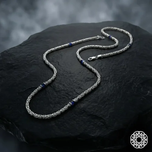 1 Kral Zincir 925 Ayar Gümüş Erkek Kolye