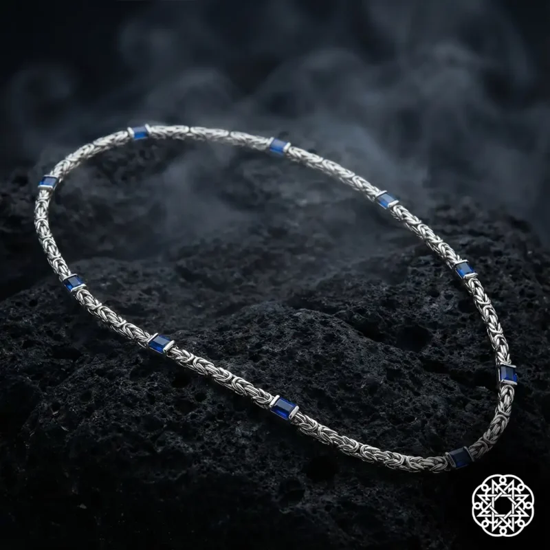 1 Kral 925 Ayar Gümüş Kolye