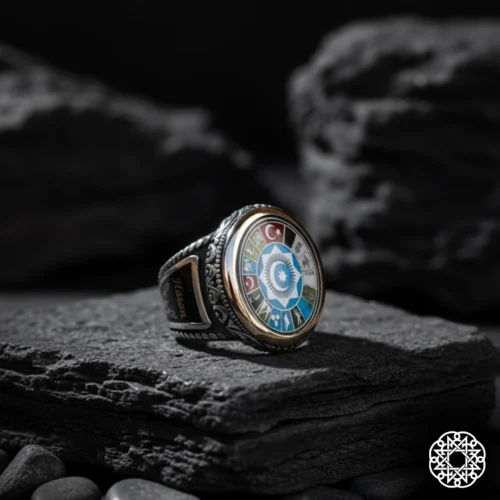 1 Miras Gümüş Erkek Yüzük Modeli