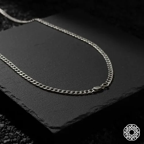 1 İnce Gurmet Gümüş Erkek Kolye Modeli