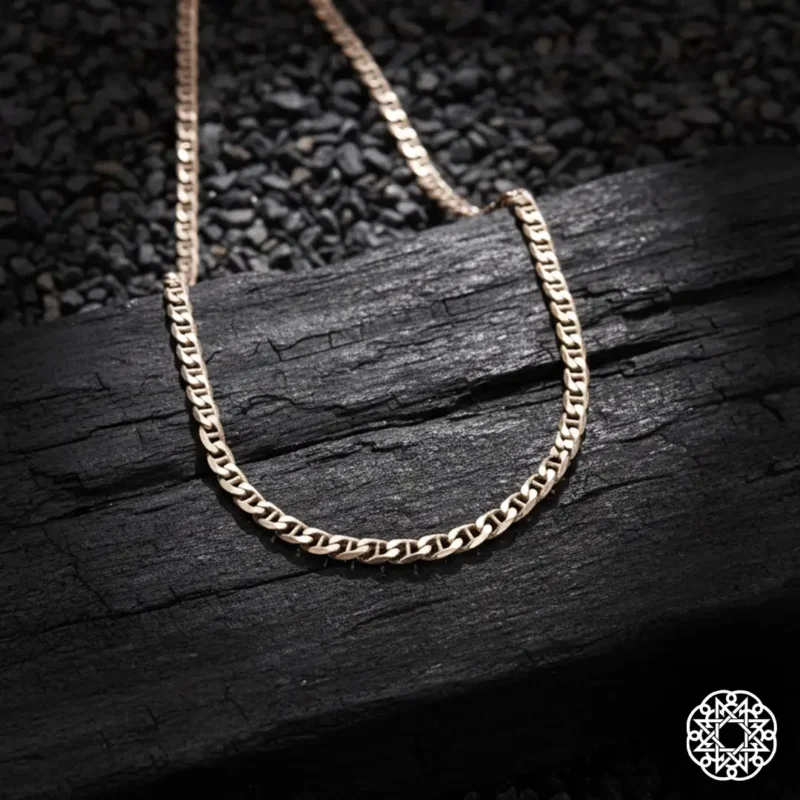 1 Gurmet Zincir Gümüş Erkek Kolye Modeli