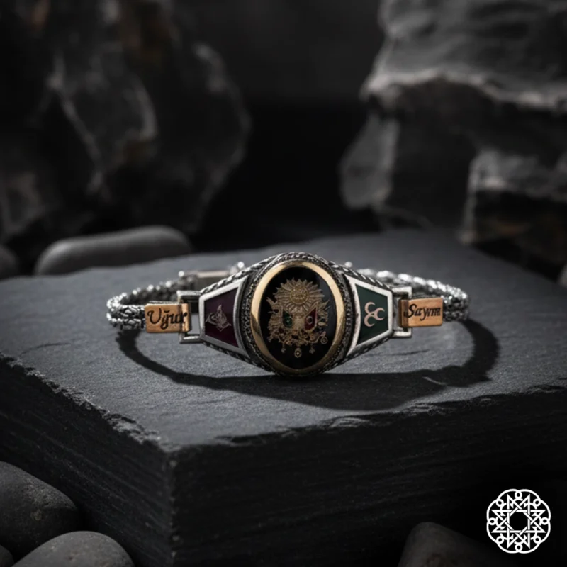 1 Osmanlı Cihan İmparatorluğu Gümüş Bileklik Modeli