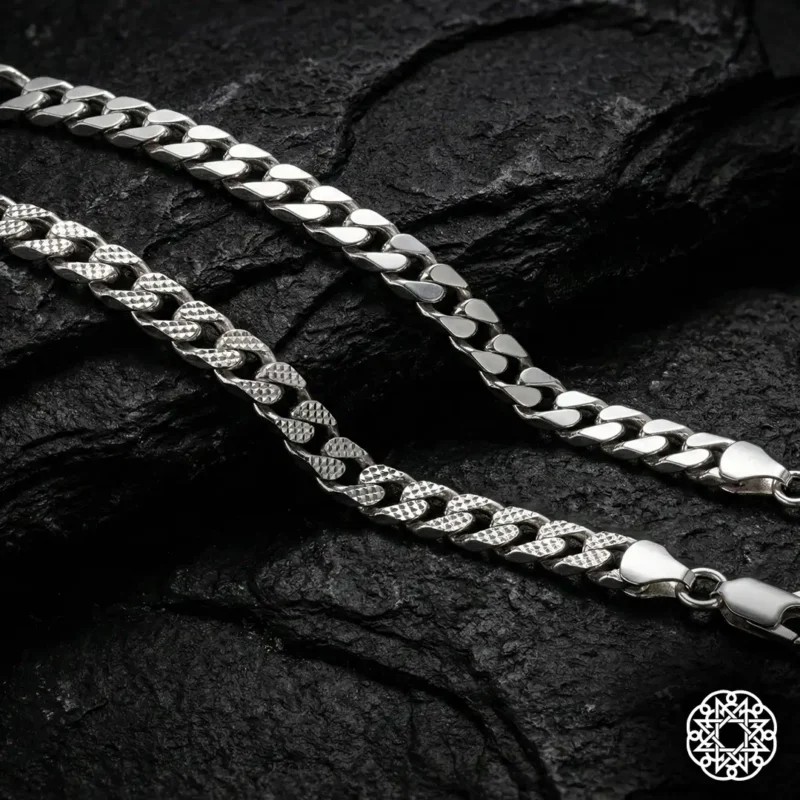 1 İtalyan Gurmet Gümüş Erkek Kolye Modeli