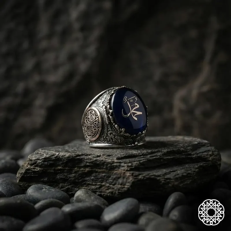 Kişi Sevdiğiyle Beraberdir Gümüş Erkek Yüzük Modeli