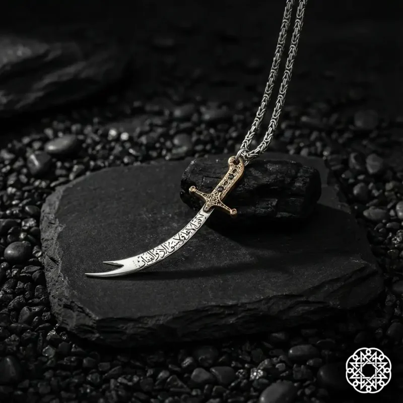 Zülfikar Gümüş Kolye Modeli