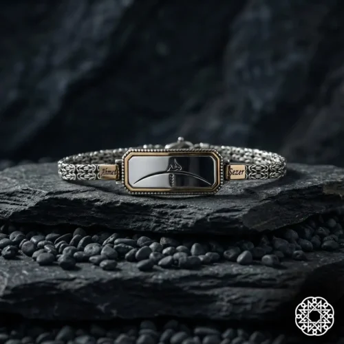 Hiç Olmak İsimli Gümüş Bileklik Modeli