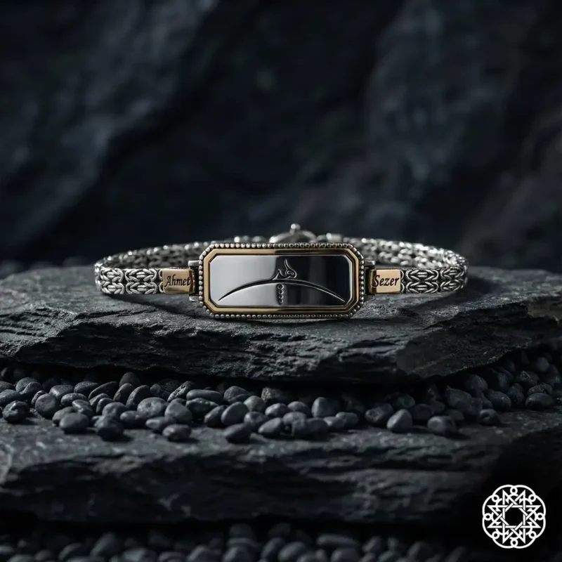 Hiç Olmak İsimli Gümüş Bileklik Modeli