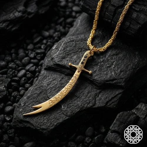 2 İsimli Zülfikar Gümüş Kolye