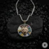 Kurdun İzinde Gümüş Madalyon Kolye