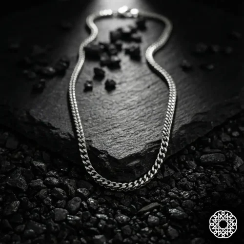 2 Klasik Zincir Gümüş Erkek Kolye Modeli