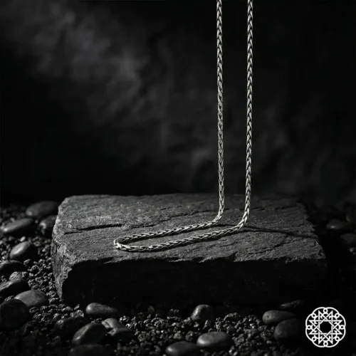 2 Figaro Zincir Gümüş Erkek Kolye Modeli