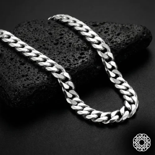 2 Klasik Gurmet Zincir Gümüş Erkek Bileklik Modeli