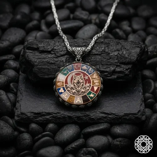 Türk İmparatorluğu Gümüş Kolye Modeli