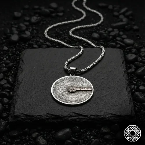 Koruma Duaları Gümüş Kolye Modeli