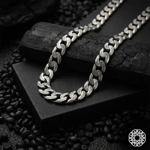 3 Kalın Gurmet Gümüş Erkek Kolye Modeli