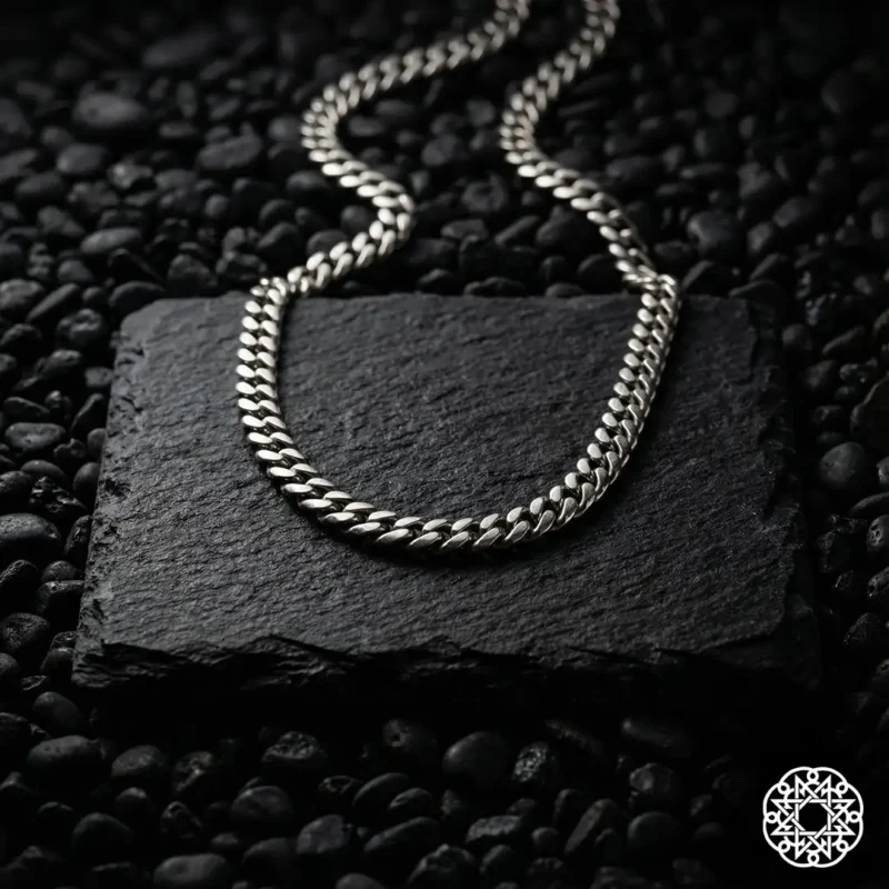 3 Gurmet Zincir Gümüş Erkek Kolye Modeli