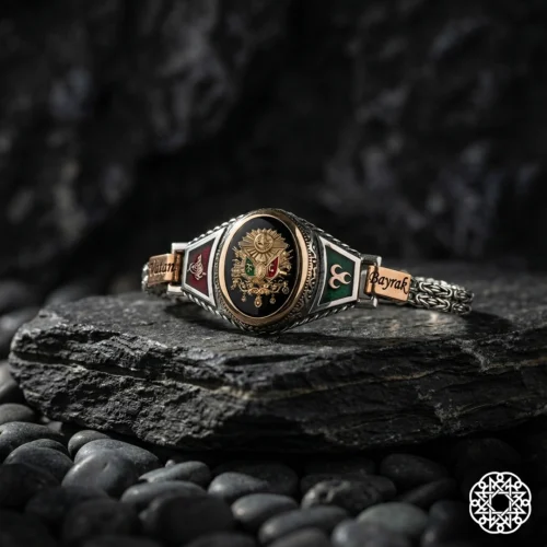 3 Osmanlı Cihan İmparatorluğu Gümüş Bileklik Modeli