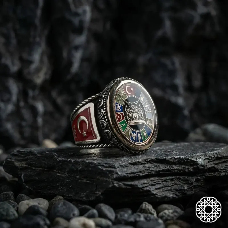 Türk İmparatorluğu Gümüş Yüzük Modeli