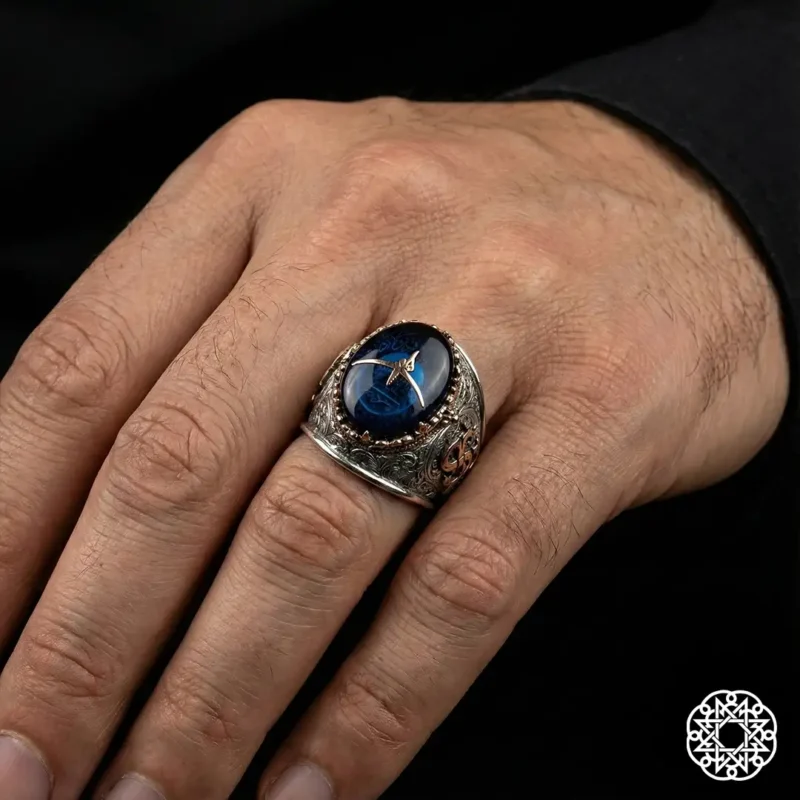 Hiç Ve Allah Bize Yeter Kapaklı Yüzük Modeli