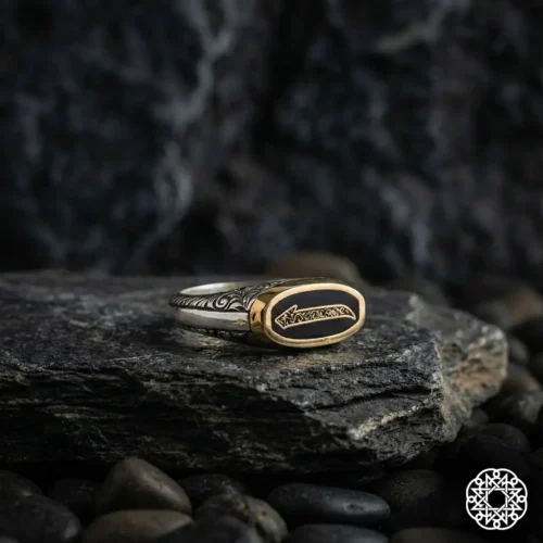 Elif Gibi Sevmek Yaşamak Gümüş Yüzük Modeli