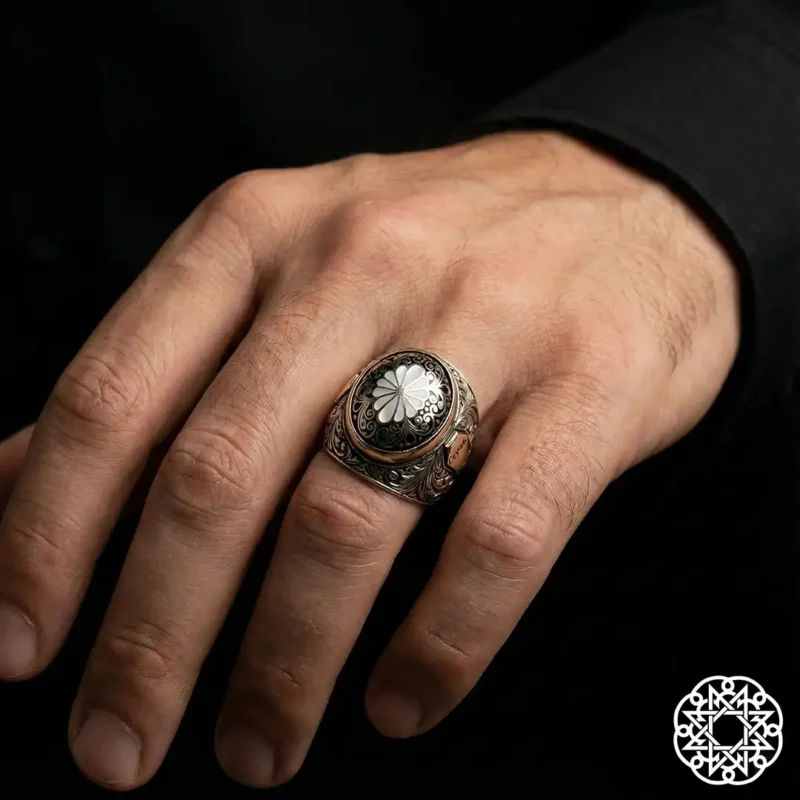 İsimli Taşlı Gümüş Yüzük