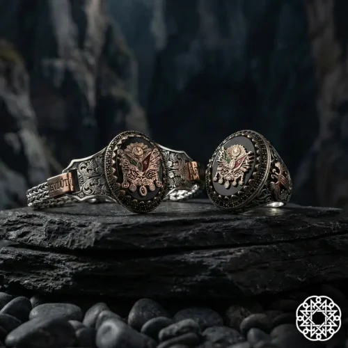 a1 Osmanlı İmparatorluğu Yüzük ve Bileklik Set