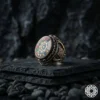 Türk İmparatorluğu Gümüş Erkek Yüzük Modeli